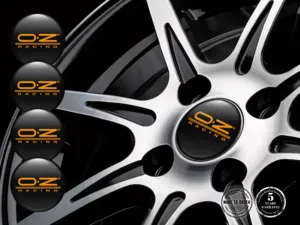 OZ Silikon-Sticker Logo Luxus-Felgenplaketten